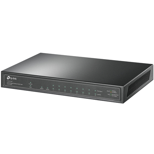 TP-Link TL-SG1210P netwerk-switch Unmanaged Gigabit Ethernet (10/100/1000) Power over Ethernet (PoE) Grijs