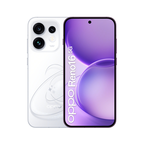OPPO Reno16 5G 16,1 cm (6.32") Dual SIM Android 16.0 USB Type-C 8 GB 512 GB 6000 mAh Wit