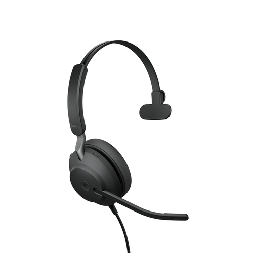 Jabra Evolve2 40 SE Headset Bedraad Hoofdband Kantoor/callcenter USB Type-C / USB Type-A Zwart