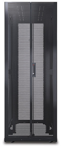 APC NetShelter SX 42U 750mm(b) x 1070mm(d) 19" IT rack, netwerkbehuizing met zijpanelen, zwart