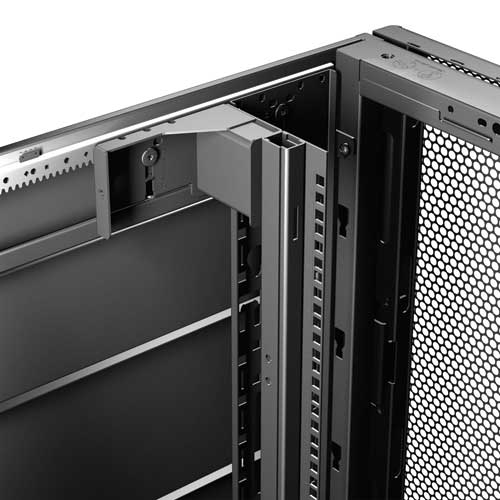 APC NetShelter SX 42U 750mm(b) x 1070mm(d) 19" IT rack, netwerkbehuizing met zijpanelen, zwart