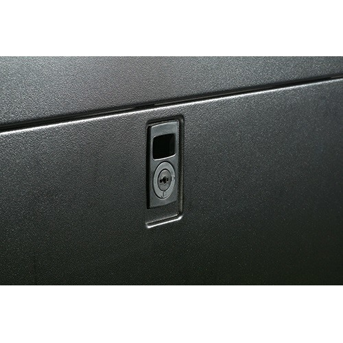 APC NetShelter SX 42U 750mm(b) x 1070mm(d) 19" IT rack, netwerkbehuizing met zijpanelen, zwart