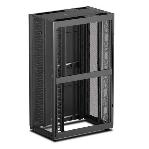 APC NetShelter SX 42U 750mm(b) x 1070mm(d) 19" IT rack, netwerkbehuizing met zijpanelen, zwart
