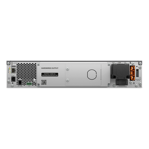 APC Smart-UPS Ultra On-Line, 5000VA, lithium-ion, rack/tower 2U, 230V, vaste bedrading 3-draads uitgang, netwerkkaart, verlengde runtime, met rail-kit