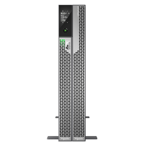 APC Smart-UPS Ultra On-Line, 5000VA, lithium-ion, rack/tower 2U, 230V, vaste bedrading 3-draads uitgang, netwerkkaart, verlengde runtime, met rail-kit