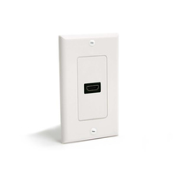 StarTech.com HDMIPLATE veiligheidsplaatje voor stopcontacten Wit