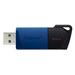 Kingston Technology DataTraveler Exodia M 64 GB, USB 3.2 Gen 1 (zwart + blauw) - 2 stuks