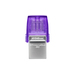 Kingston Technology DataTraveler 256GB microDuo 3C 200 MB/s dubbele USB-A + USB-C