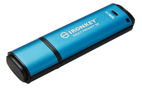 Kingston Technology IronKey 128GB Vault Privacy 50 AES-256 versleuteling, FIPS 197