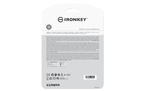 Kingston Technology IronKey 128GB Vault Privacy 50 AES-256 versleuteling, FIPS 197