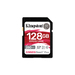 Kingston Technology 128GB Canvas React Plus SDXC UHS-II 280R/100W U3 V60 voor Full HD/4K