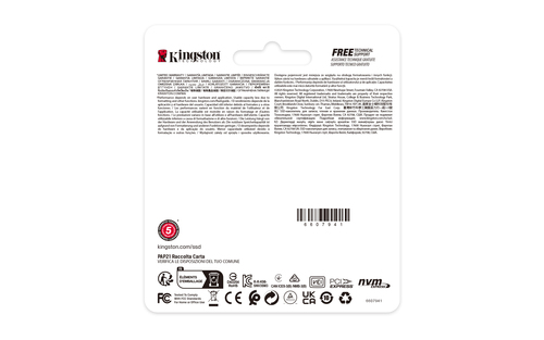 Kingston Technology 500G NV3 M.2 2230 NVMe SSD