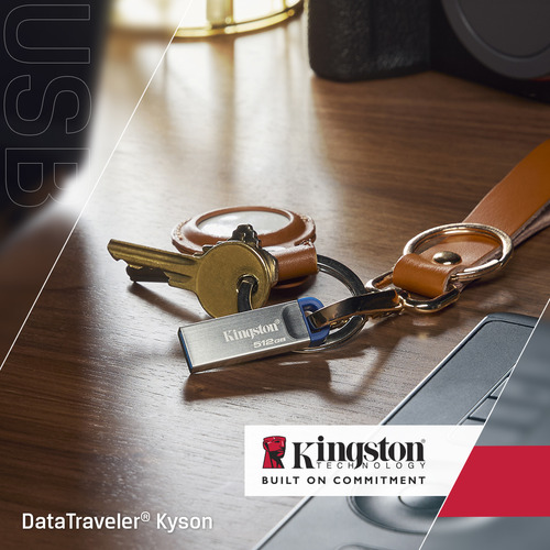 Kingston Technology DataTraveler 512GB Kyson 220MB/s Metal USB 3.2 Gen 1