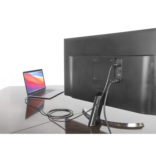 Manhattan USB-C naar HDMI kabel, 4K@60Hz, 1 m, mannelijk naar mannelijk, zwart, 3 jaar garantie, equivalent aan CDP2HD2MBNL