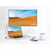 Manhattan USB-C naar HDMI adapterkabel, 4K@60Hz, 11 cm, mannelijk naar mannelijk, zwart/zilver, 3 jaar garantie