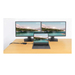 Manhattan USB-C naar dual HDMI & USB-A adapter, Dubbele 4K@30Hz of enkele 4K@60Hz, USB-A 480 Mbps (USB 2.0), Power Delivery 100W doorvoer, kabel 15 cm, zwart, 3 jaar garantie