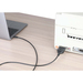 Manhattan USB-C naar seriële converterkabel, 1 m, mannelijk naar mannelijk, RS232/COM/DB9, Prolific PL2303GT-chip, zwart, 3 jaar garantie