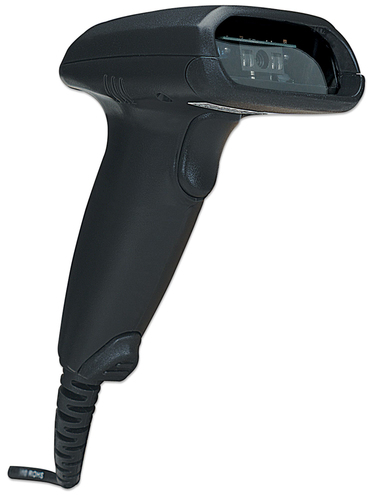 Manhattan CCD handheld barcodescanner met groot bereik, USB, scanafstand 500 mm, kabel 1,5 m, max. omgevingslicht 10.000 lux (zonlicht), zwart, 3 jaar garantie