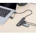 Manhattan USB-C & USB-A combo dock/hub, poorten (4): USB-A (4×), 5 Gbps (USB 3.0), USB-gevoed (geen externe voeding vereist)
