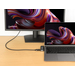 Manhattan USB-C travel dock, HDMI, USB-A, USB-C en 3,5 mm audio, met Power Delivery (PD) 100 W - vereist een externe USB-C-lader (niet inbegrepen). USB-gevoed (geen externe voeding vereist) wanneer PD niet wordt gebruikt