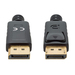 Manhattan DisplayPort 1.4 kabel, 8K@60Hz, 2 m, mannelijk naar mannelijk, geschikt voor 8K/4K/1080p toepassingen, met vergrendeling, volledig afgeschermd, zwart, levenslange garantie, equivalent aan DP14MM2M