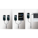 Manhattan Dubbele USB-C naar USB-C oplaadkabel, 100W, 2 m, 1x USB-C naar 2x USB-C, slimme power-splitter, tot 100W enkel of 70W + 28W, gevlochten mantel, aluminium connectoren, zwart, 3 jaar garantie