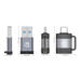 Manhattan 2-delige adapterset USB-C naar USB-A en USB-A naar USB-C, mannelijk naar vrouwelijk conversie, 5 Gbps (USB 3.2 Gen1 / USB 3.0), zwart/zilver, levenslange garantie
