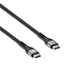 Manhattan Snelle USB-C naar USB-C kabel (240W), 2 m, 240W laptopladen, werkt met alle laptops (let op: extra USB-C 240W wandlader nodig), extra lang bereik voor bureau/vloeraansluiting, 3 jaar garantie