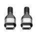 Manhattan Snelle USB-C naar USB-C kabel (240W), 2 m, 240W laptopladen, werkt met alle laptops (let op: extra USB-C 240W wandlader nodig), extra lang bereik voor bureau/vloeraansluiting, 3 jaar garantie
