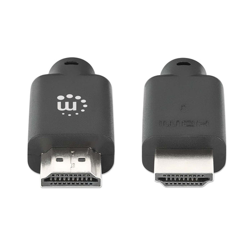 Manhattan HDMI kabel 4K@60Hz met Ethernet, 22,5 m, geschikt voor ALLE 4K en 1080p/HD toepassingen - upgrade nu of zorg dat het klaarstaat voor wanneer je het nodig hebt, mannelijk naar mannelijk, zwart, levenslange garantie