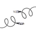 Manhattan USB-C naar Gigabit Ethernet kabel, 10/100/1000 Mbps, RJ45, 2 m, zwart/zilver, 3 jaar garantie