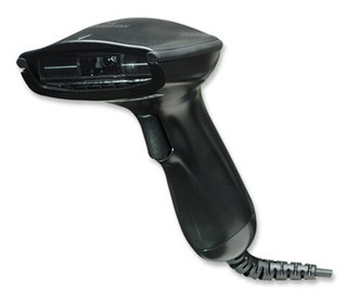Manhattan CCD handheld barcodescanner met groot bereik, USB, scanafstand 500 mm, kabel 1,5 m, max. omgevingslicht 30.000 lux (zonlicht), zwart, 3 jaar garantie
