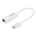 Manhattan USB-A Gigabit netwerkadapter, 10/100/1000 Mbps, 5 Gbit/s (USB 3.2 Gen 1 / USB 3.0), Ethernet, RJ45, wit, 3 jaar garantie, equivalent aan USB31000SW