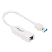 Manhattan USB-A Gigabit netwerkadapter, 10/100/1000 Mbps, 5 Gbit/s (USB 3.2 Gen 1 / USB 3.0), Ethernet, RJ45, wit, 3 jaar garantie, equivalent aan USB31000SW