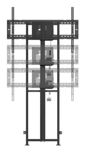 Viewsonic VB-STND-104 bevestiging voor signage-beeldschermen 2,18 m (86") Zwart