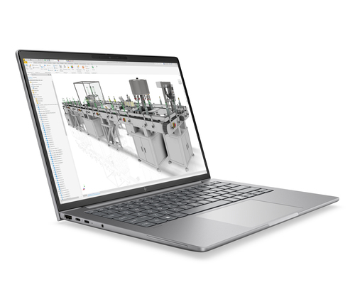 HP ZBook 8 G2i Wolf Pro Security Edition Copilot+ PC Intel Core Ultra 7 356H Mobiel werkstation 35,6 cm (14") WQXGA 32 GB DDR5-SDRAM 1 TB SSD NVIDIA RTX PRO 500 Blackwell Wi-Fi 7 (802.11be) Windows 11 Pro AI Workstation, AI PC Zilver QWERTY