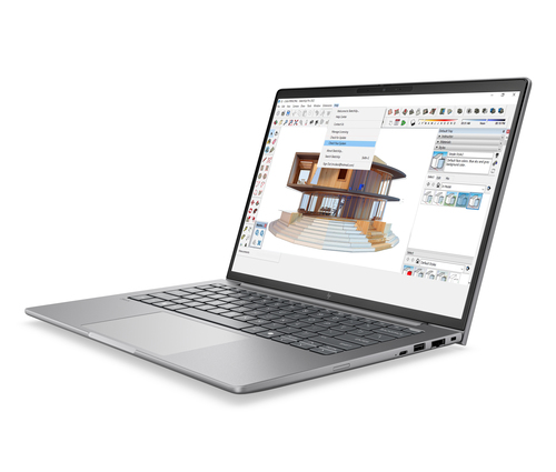 HP ZBook 8 G2a Wolf Pro Security Edition Copilot+ PC AMD Ryzen AI 7 PRO 450 Mobiel werkstation 35,6 cm (14") Touchscreen WUXGA 48 GB DDR5-SDRAM 1 TB SSD Wi-Fi 7 (802.11be) Windows 11 Pro AI Workstation, AI PC Zilver QWERTY