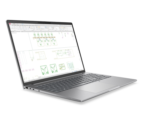 HP ZBook 8 G2i Wolf Pro Security Edition Copilot+ PC Intel Core Ultra 7 356H Mobiel werkstation 40,6 cm (16") WUXGA 32 GB DDR5-SDRAM 1 TB SSD NVIDIA RTX PRO 500 Blackwell Wi-Fi 7 (802.11be) Windows 11 Pro AI Workstation, AI PC Zilver AZERTY