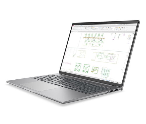 HP ZBook 8 G2i Wolf Pro Security Edition Copilot+ PC Intel Core Ultra 9 386H Mobiel werkstation 40,6 cm (16") WUXGA 48 GB DDR5-SDRAM 1 TB SSD NVIDIA RTX PRO 500 Blackwell Wi-Fi 7 (802.11be) Windows 11 Pro AI Workstation, AI PC Zilver AZERTY