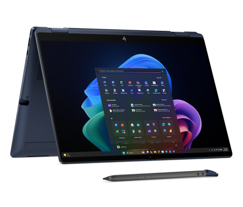 HP EliteBook X Flip G2i 14 Next Gen AI PC Copilot+ PC Intel Core Ultra 7 356H Hybride (2-in-1) 35,6 cm (14") Touchscreen WUXGA 32 GB LPDDR5x-SDRAM 1 TB SSD Wi-Fi 7 (802.11be) Windows 11 Pro Blauw QWERTY