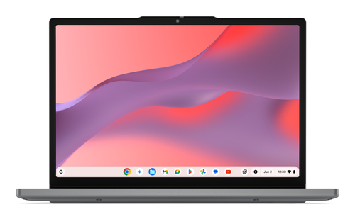 Lenovo Chrome 14M8911 MediaTek Kompanio 540 Chromebook 35,6 cm (14") WUXGA 4 GB LPDDR5x-SDRAM 64 GB UFS Wi-Fi 6E (802.11ax) ChromeOS Belgisch Grijs