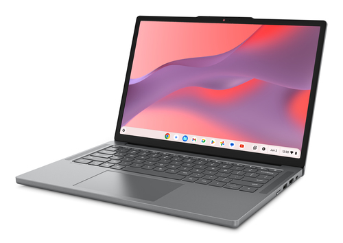 Lenovo Chrome 14M8911 MediaTek Kompanio 540 Chromebook 35,6 cm (14") WUXGA 4 GB LPDDR5x-SDRAM 64 GB UFS Wi-Fi 6E (802.11ax) ChromeOS Belgisch Grijs
