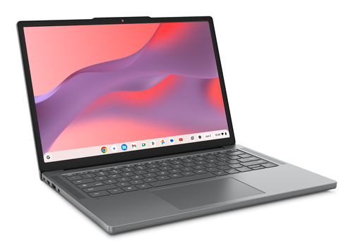Lenovo Chrome 14M8911 MediaTek Kompanio 540 Chromebook 35,6 cm (14") WUXGA 4 GB LPDDR5x-SDRAM 64 GB UFS Wi-Fi 6E (802.11ax) ChromeOS Belgisch Grijs