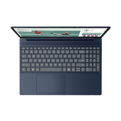 Lenovo IdeaPad Slim 3 15IWC11 Intel Core 3 304 Laptop 38,9 cm (15.3") WUXGA 8 GB DDR5-SDRAM 512 GB SSD Wi-Fi 6 (802.11ax) Windows 11 Home Blauw Belgisch