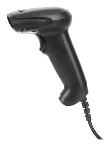 Manhattan Contact CCD handheld barcodescanner, USB, scanbreedte 60 mm, kabel 1,52 m, max. 5.000 lux, zwart, 3 jaar garantie