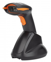 Manhattan Draadloze 2D handheld barcodescanner, scandiepte 250 mm, tot 80 m effectief bereik (line-of-sight), max omgevingslicht 100.000 lux (zonlicht), zwart, 3 jaar garantie