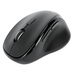 Manhattan Ergonomische draadloze muis, rechtshandig, instelbaar 800/1200/1600 dpi, 2,4 GHz (tot 10 m), 6 knoppen + scrollwiel, combo USB-A + USB-C ontvanger, zwart, AA-batterij (incl.), 3 jaar garantie