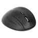 Manhattan Ergonomische draadloze muis, rechtshandig, instelbaar 800/1200/1600 dpi, 2,4 GHz (tot 10 m), 6 knoppen + scrollwiel, combo USB-A + USB-C ontvanger, zwart, AA-batterij (incl.), 3 jaar garantie