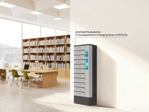 Manhattan Anti-diefstal voet voor laadkiosk 11-vaks (#181310)