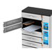 Manhattan Kiosk laadkast USB-C 65W voor laptops (tot 17,3"), 11-vaks (individueel vak - pincode), geschikt voor iPads, MacBooks en andere USB-C apparaten, vakken 448x328x120 mm, USB-C kabels inbegrepen, kast, UK & EU